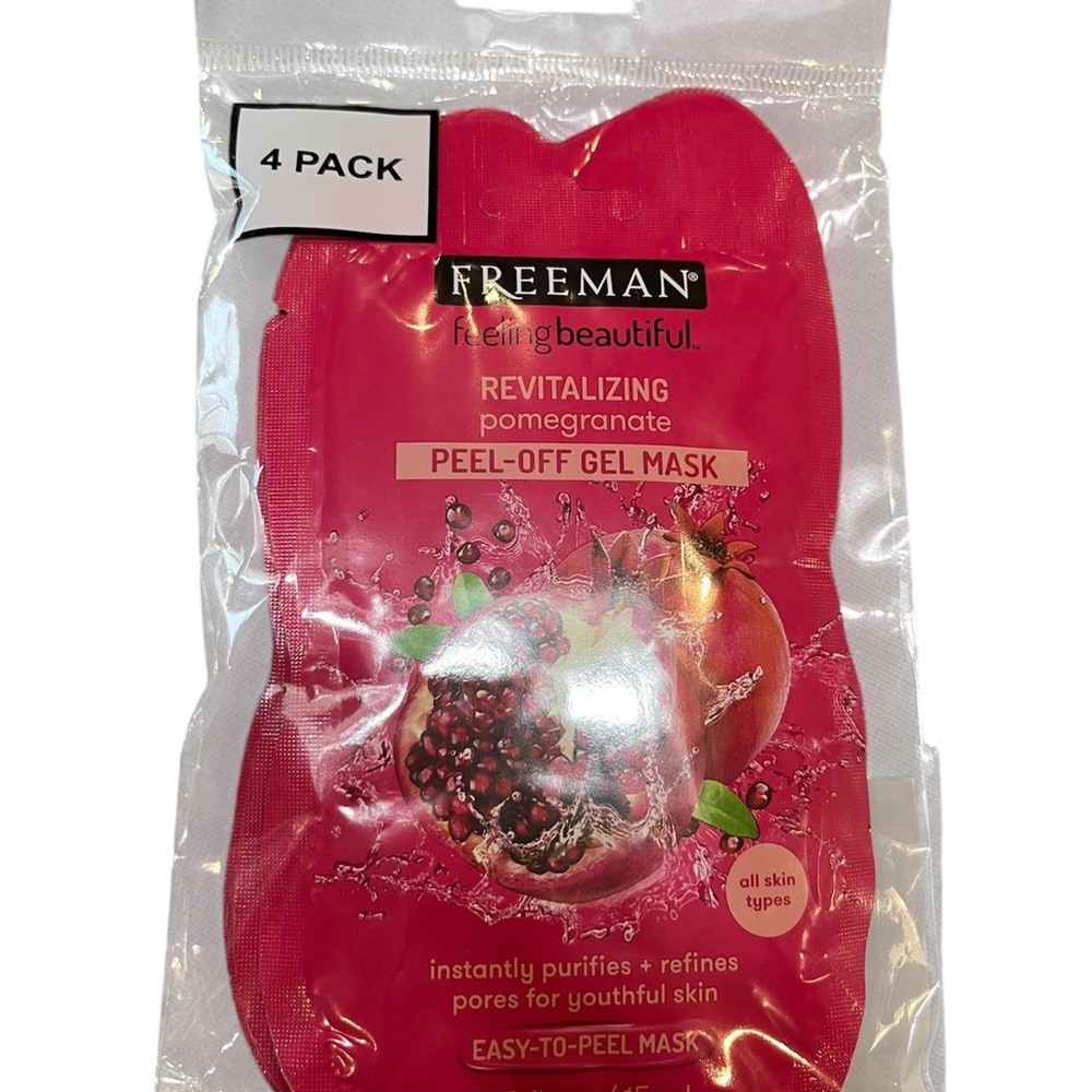 🎉⭐️”Freeman”Pomegranate Peel-Off Gel Mask 4 Pack ((NEW))⭐️👗